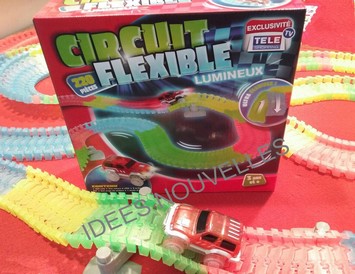circuit-flexible-lumineux-220 pices-jeux enfants